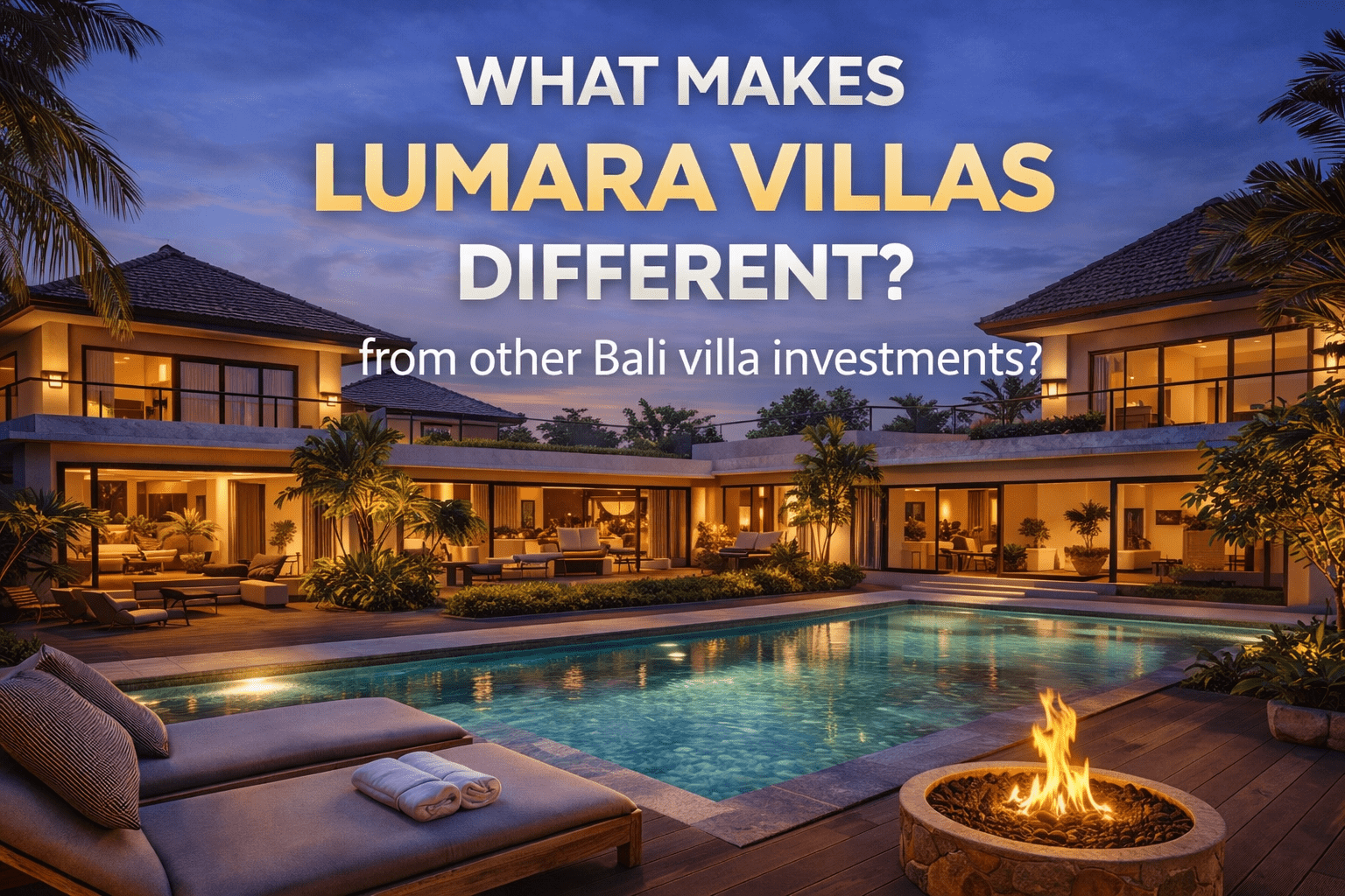 What Makes Lumara Villas Different from Other Bali Villa Investments?
