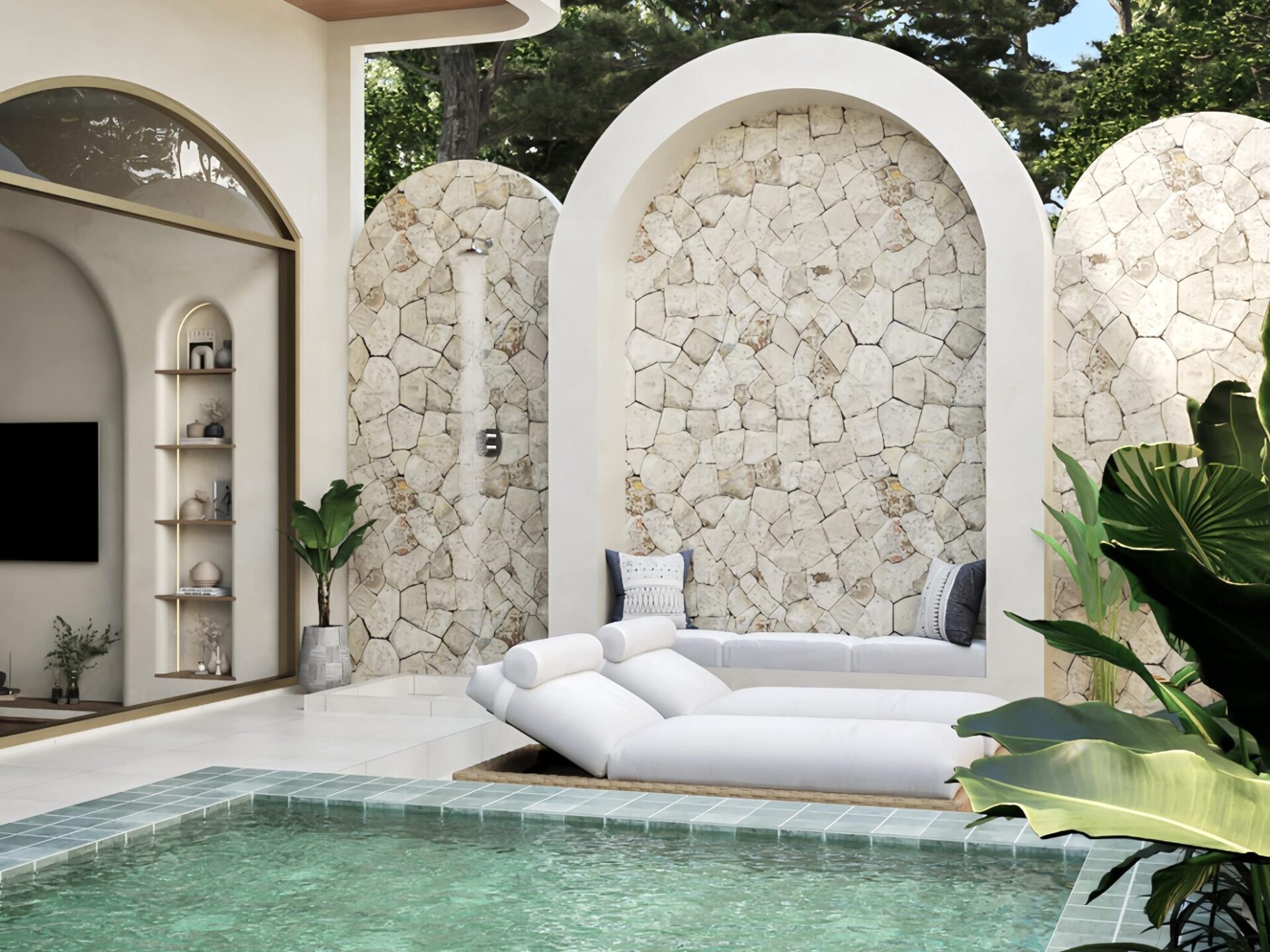 Pool at Lumara Villas Bali